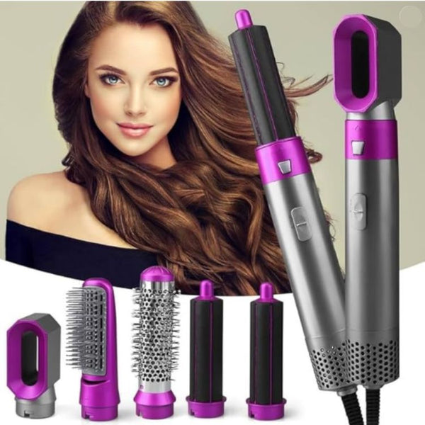 Cepillo Alisador 5 en 1® – Transforma tu Cabello en 3 Minutos SIN Daño 🔥